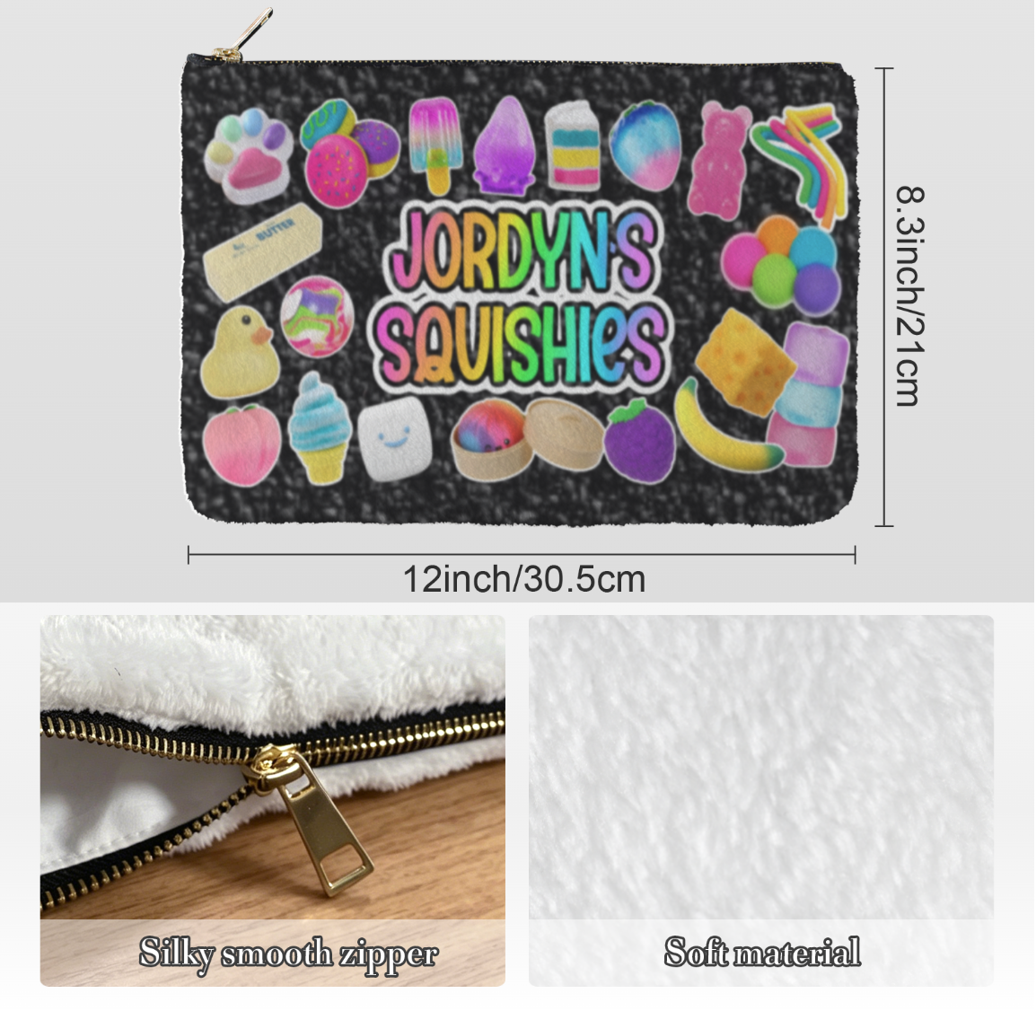 Squishie Fuzzy Pouch