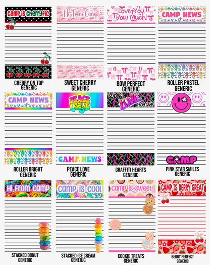 Generic Stationery 50 Sheets / 50 Envelopes