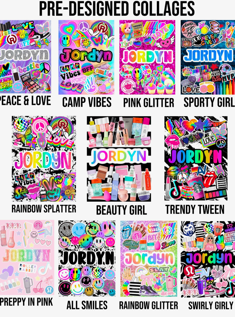 Personalized Glossy Notecard 10 Pack