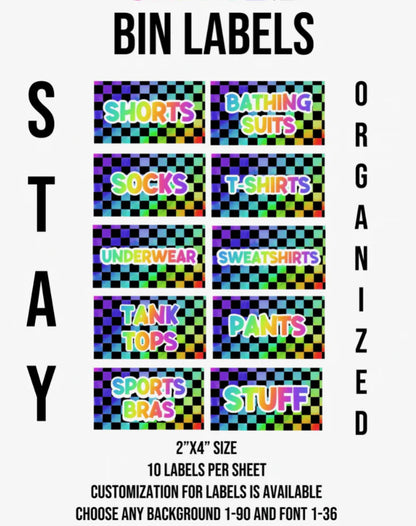 Camp Organization Kit